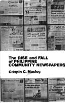 Cover for The rise and fall of Philippine community newspapers