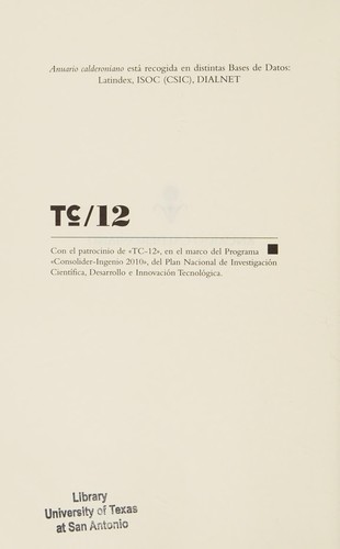 Cover for Teología y comedia en Calderón