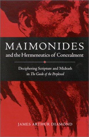 Cover for Maimonides and the Hermeneutics of Concealment