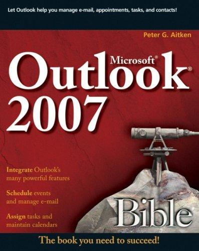 Cover for Microsoft Outlook 2007 Bible