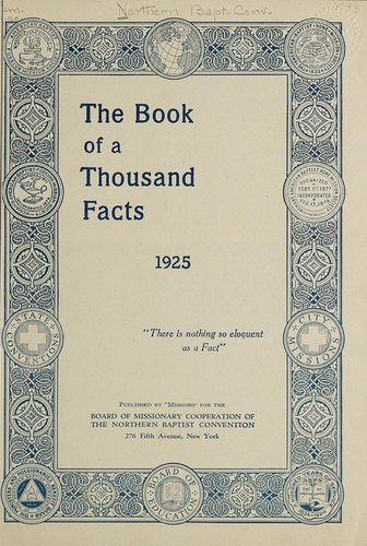 Cover for The book of a thousand facts