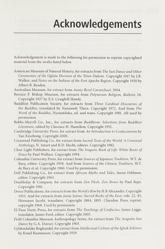 Cover for Sacred Scriptures of the world religions
