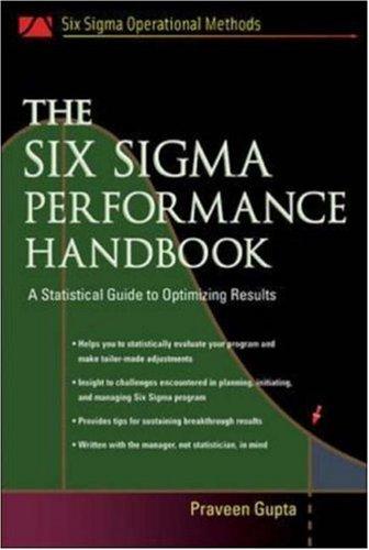 Cover for The Six Sigma Performance Handbook (Six Sigma Operational Methods)