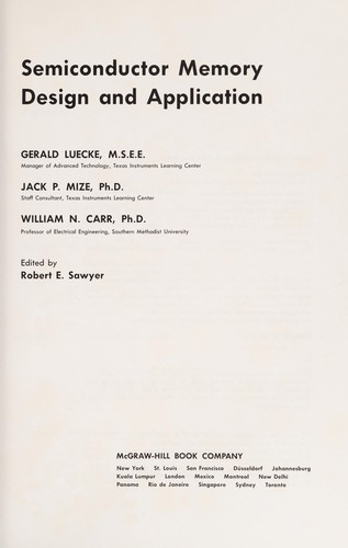 Cover for Semiconductor memory design and application