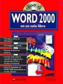 Cover for Todo el Word 2000 en un solo libro/All Word 2000 in One Book (Gyr)