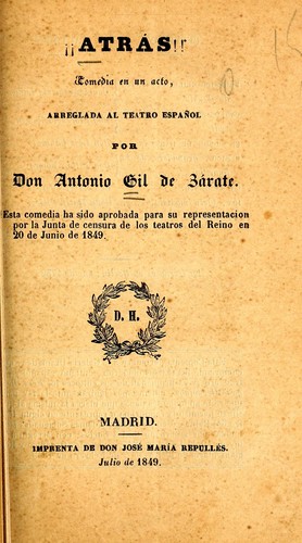 Cover for ¡¡Atrás!!