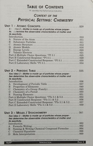 Cover for Physical Setting
