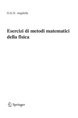 Cover for Esercizi di metodi matematici della fisica