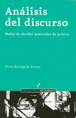 Cover for Analisis del Discurso