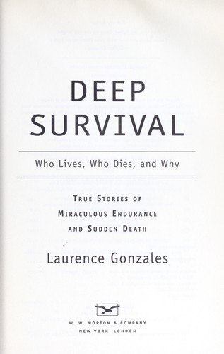 Cover for Deep survival