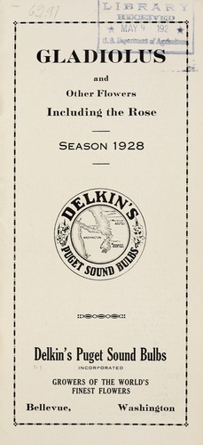 Cover for Gladiolus and other flowers including the rose