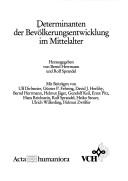 Cover for Determinanten der Bevölkerungsentwicklung im Mittelalter