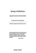 Cover for Spring is rebellious