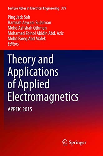 Cover for Theory and Applications of Applied Electromagnetics