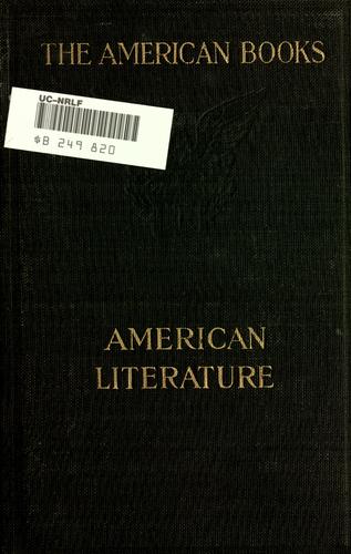 Cover for American literature