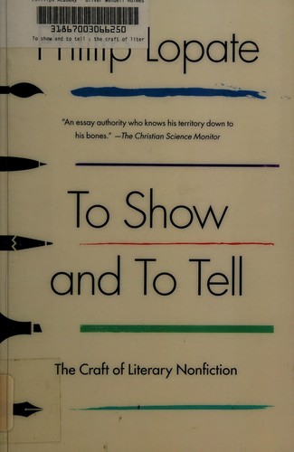 Cover for To show and to tell