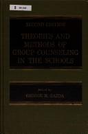 Cover for Theories and methods of group counseling in the schools