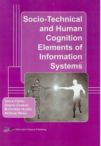 Cover for Socio-Technical and Human Cognition Elements of Information Systems