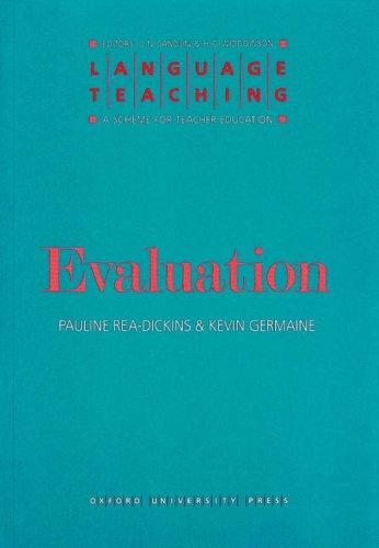 Cover for Evaluation (Language Teaching : a Scheme for Teacher Education)