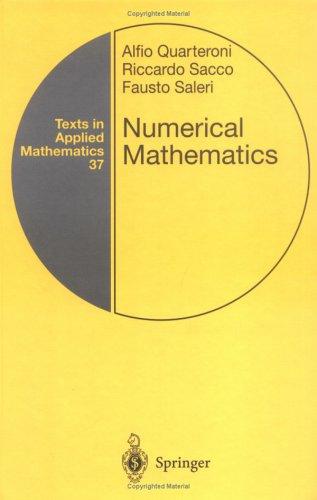 Cover for Numerical Mathematics