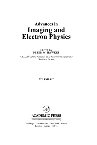 Cover for Advances in imaging and electron physics