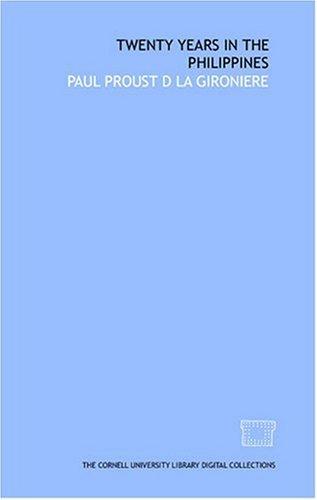 Cover for Twenty years in the Philippines