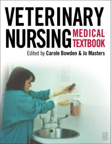 Cover for Textbook of veterinary medical nursing
