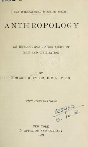 Cover for Anthropology