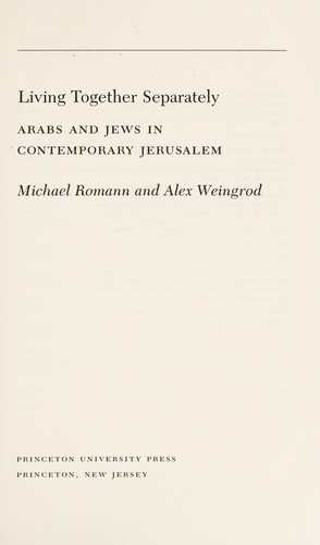 Cover for Living together separately