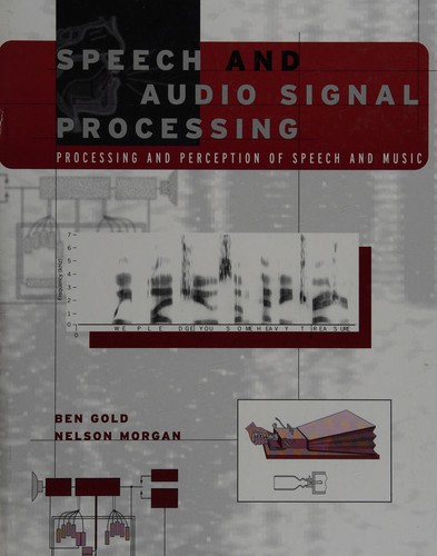 Cover for Speech and audio signal processing