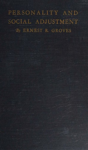 Cover for Personality and social adjustment,