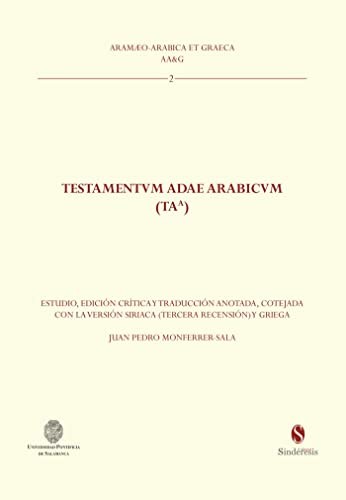 Cover for TESTAMENTVM ADAE ARABICVM