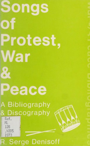 Cover for Songs of protest, war & peace