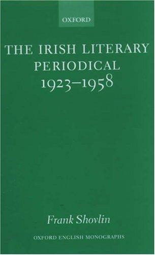Cover for The Irish literary periodical, 1923-1958