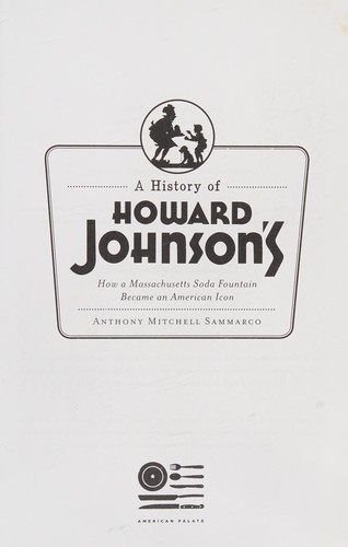 Cover for A history of Howard Johnson's