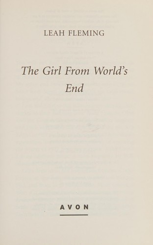Cover for The girl from World's End