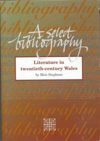 Cover for Literature in Twentieth-century Wales