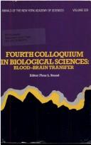 Cover for Fourth Colloquium in Biological Sciences