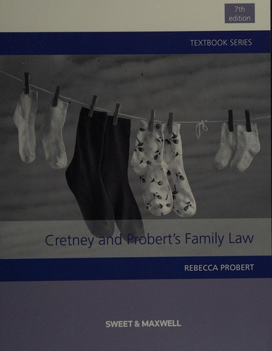 Cover for Cretney and Probert's family law