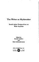 Cover for The writer as mythmaker