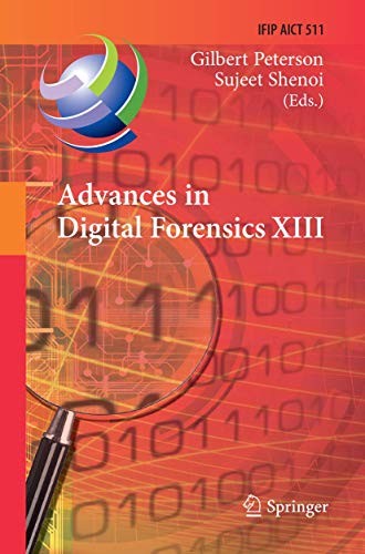 Cover for Advances in Digital Forensics XIII