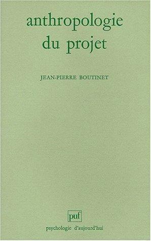 Cover for Anthropologie du projet