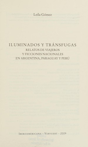 Cover for Iluminados y tránsfugas