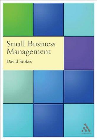 Cover for Small Business Management