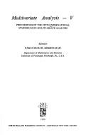 Cover for Multivariate analysis--V