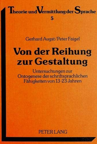 Cover for Von der Reihung zur Gestaltung