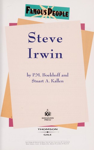 Cover for Steve Irwin