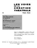 Cover for Les voies de la création théatrale.