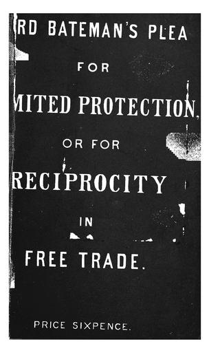 Cover for Lord Bateman's plea for limited protection
