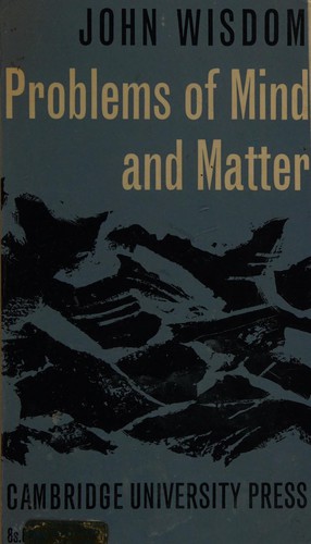 Cover for Problems of mind and matter.